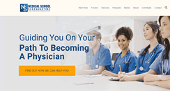 Desktop Screenshot of medicalschoolhq.net